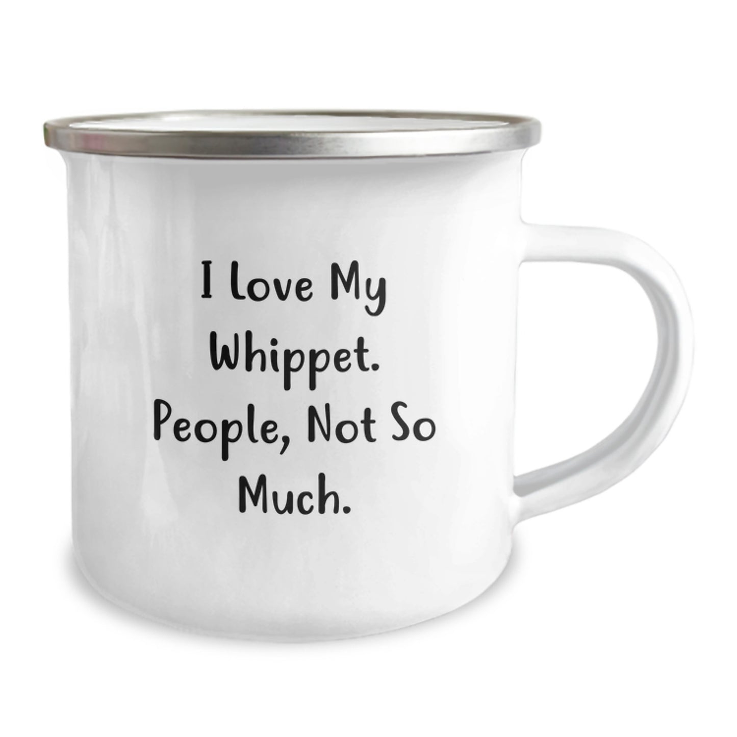 Whippet Dog Lovers Funny Camping Mug Gifts from Friends for Whippet Dog Owners Graduation Unique Gifts - Image 2