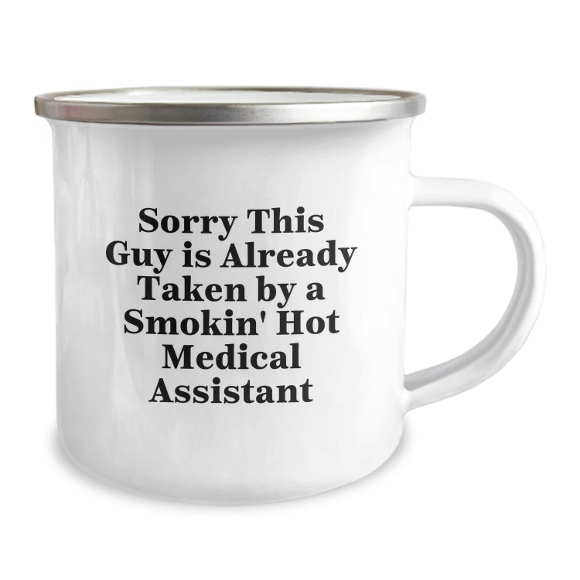 Funny Medical Assistant Gifts for Him or Her, Sorry This Guy Is Already Taken, Birthday Unique Gifts, Camping Mug for Medical Assistant, Gifts from Family, Gifts for Medical Assistant - Image 2