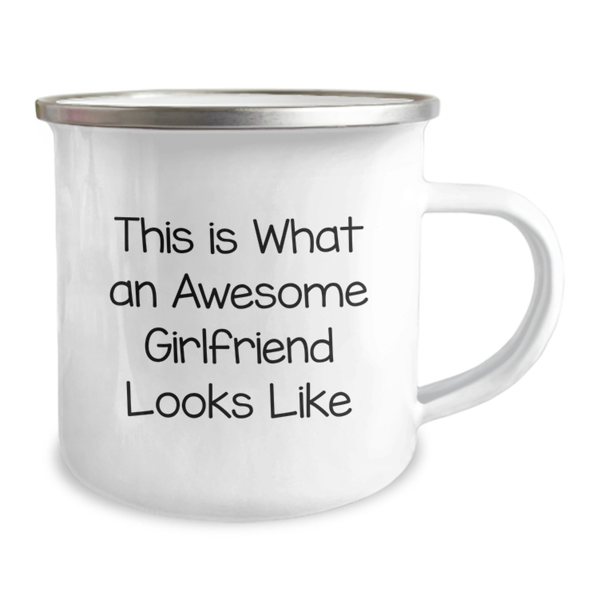 Funny Sweetheart Camping Mug - Gifts from Men for Sweetheart's Graduation, This Is What An Awesome Sweetheart Looks Like - Image 2