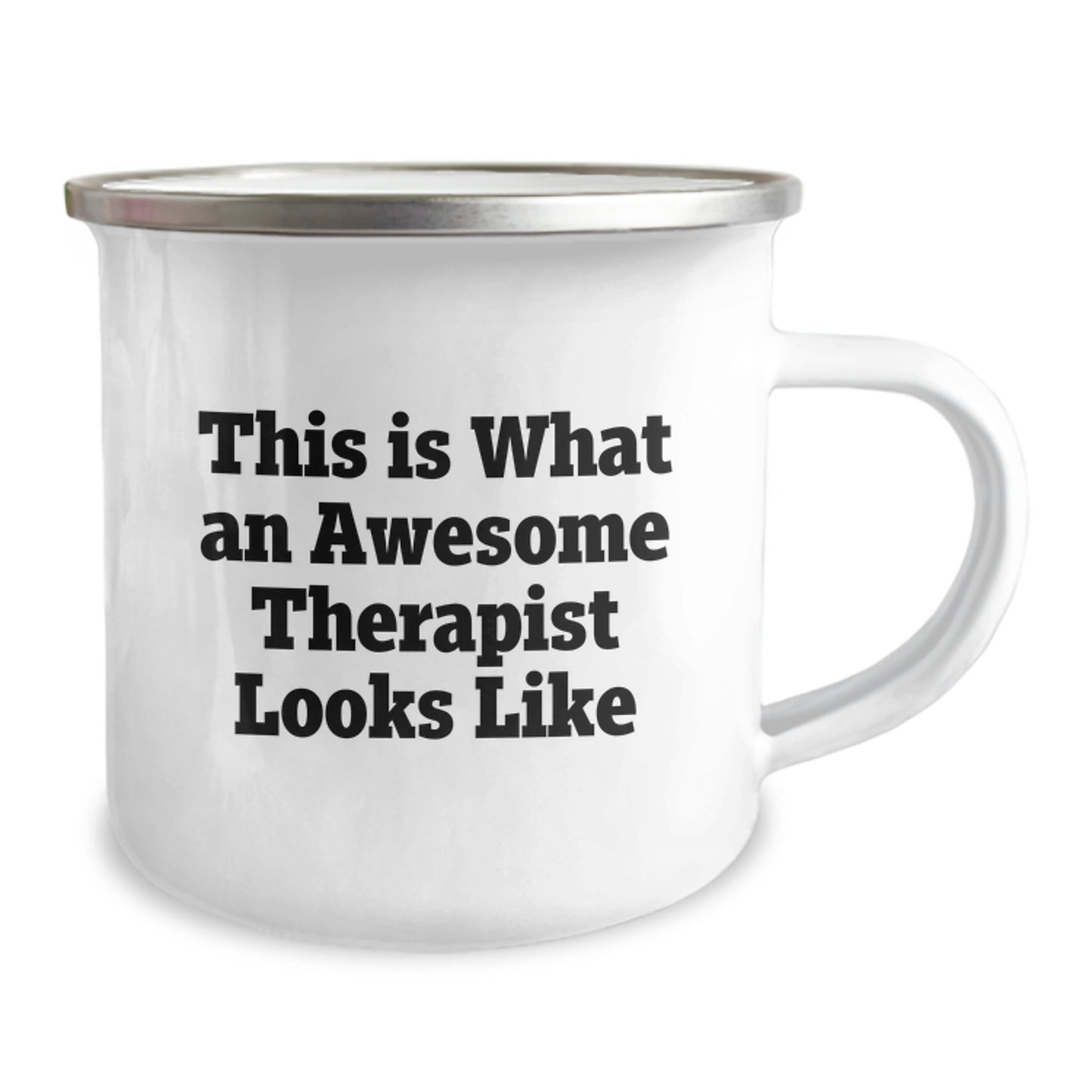 Funny Therapist Gifts from Friends, Awesome Therapist Camping Mug, This Is What An Awesome Therapist Looks Like Birthday Unique Gifts for Therapist - Image 2