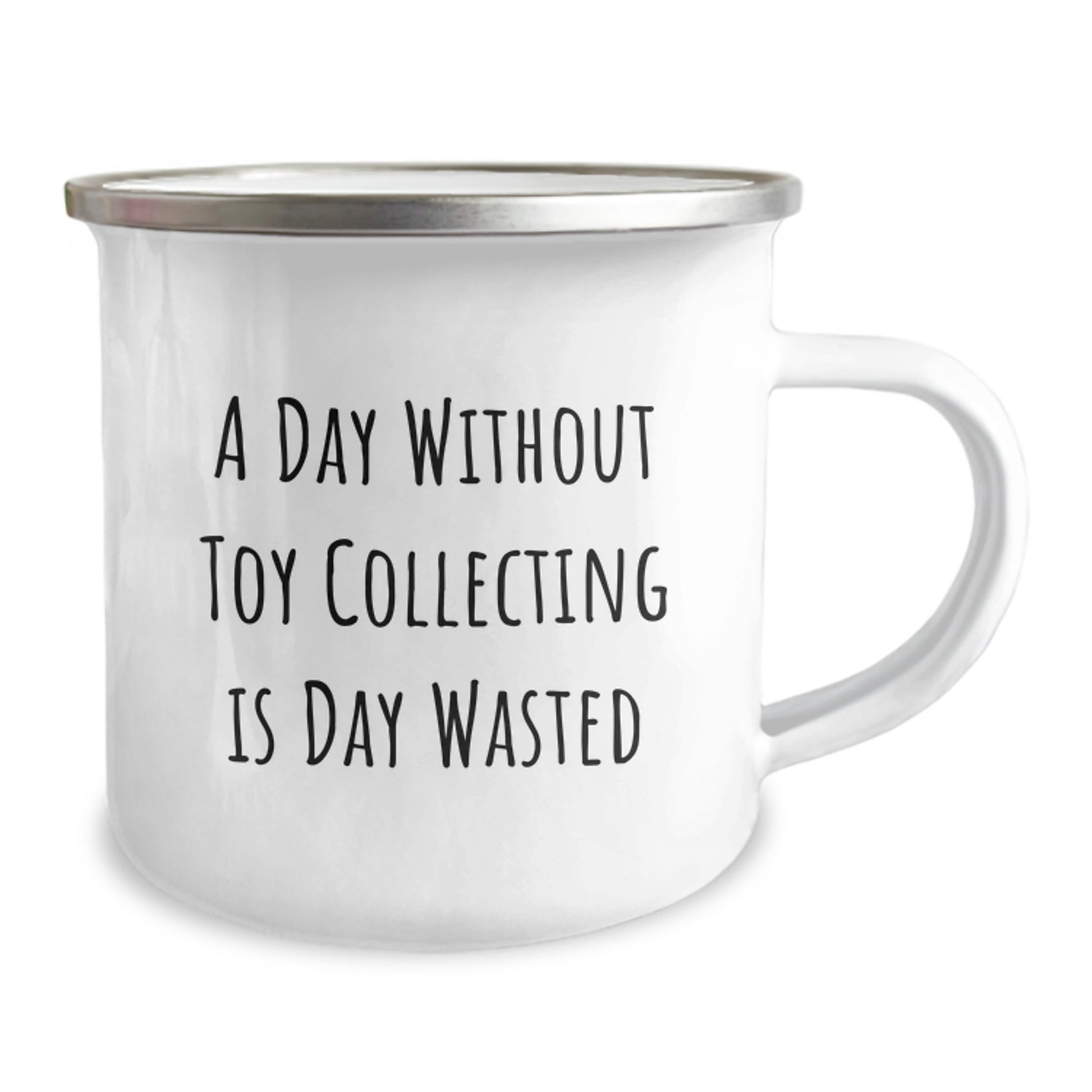 Toy Collecting Gifts for Her, Funny Camping Mug for Birthday 'A Day Without Toy Collecting Is Day Wasted', Gifts from Friends, Unique Birthday Unique Gifts for Her - Image 2
