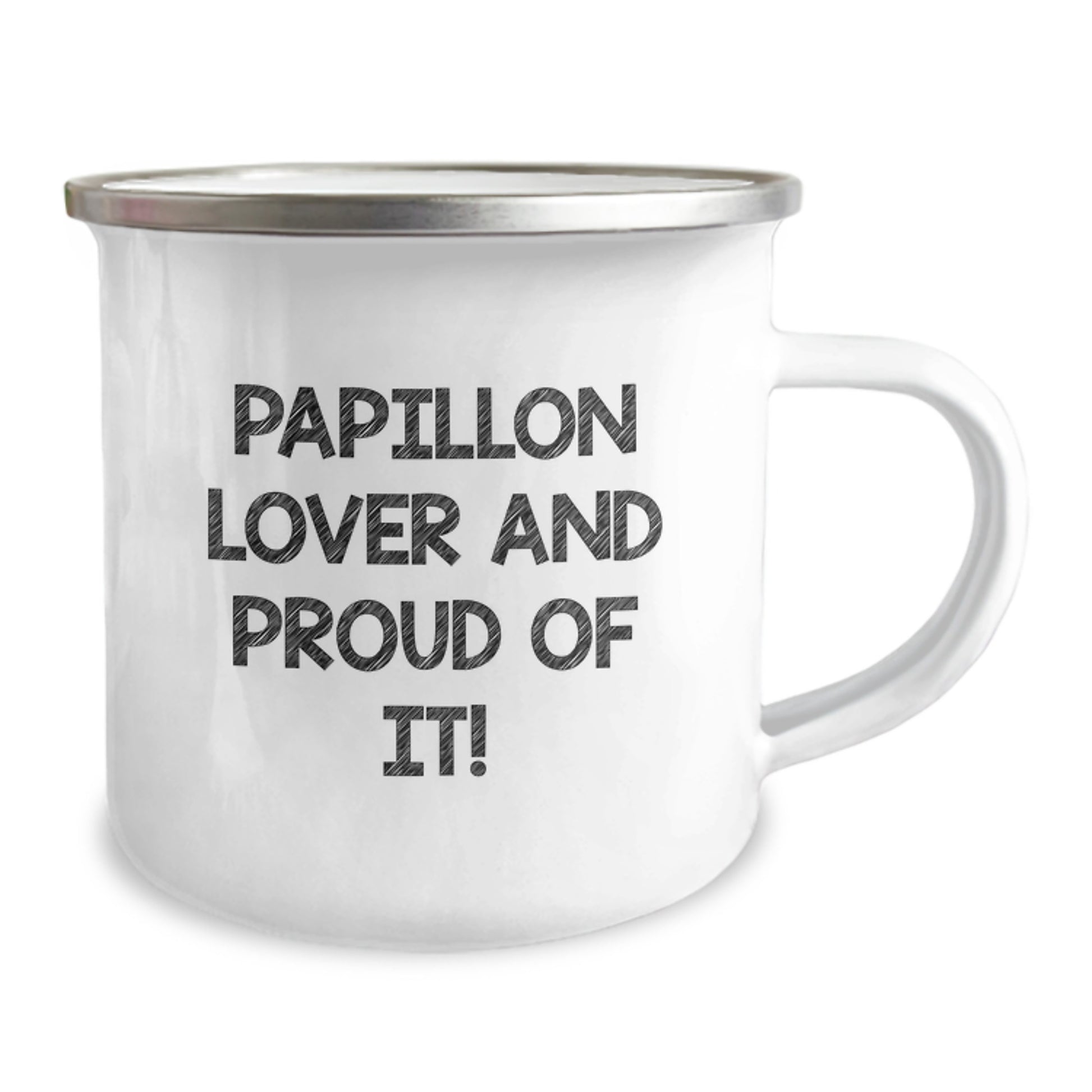 Papillon Dog Lover Gifts for Friends and Family, Funny Camping Mug, Birthday Unique Gifts from Men to Women - Image 2