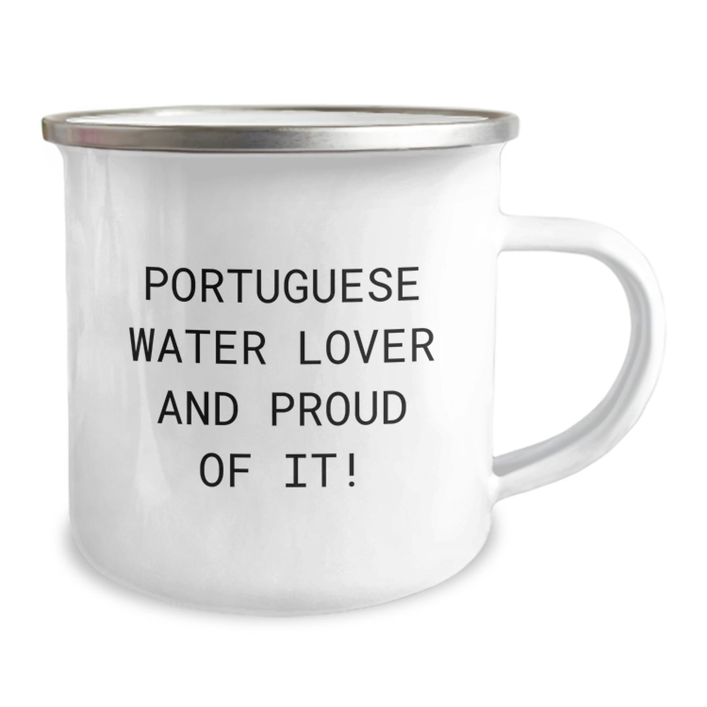 Portuguese Water Dog Lovers Gifts from Friends Camping Mug Quote 'Portuguese Water Lover And Proud Of It!' for Birthday - Image 2