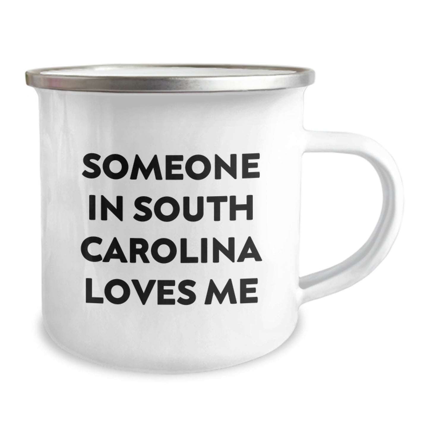 Someone in South Carolina Loves Me Funny Camping Mug, Gifts from Family to Friends in South Carolina, Birthday Unique Gifts - Image 2