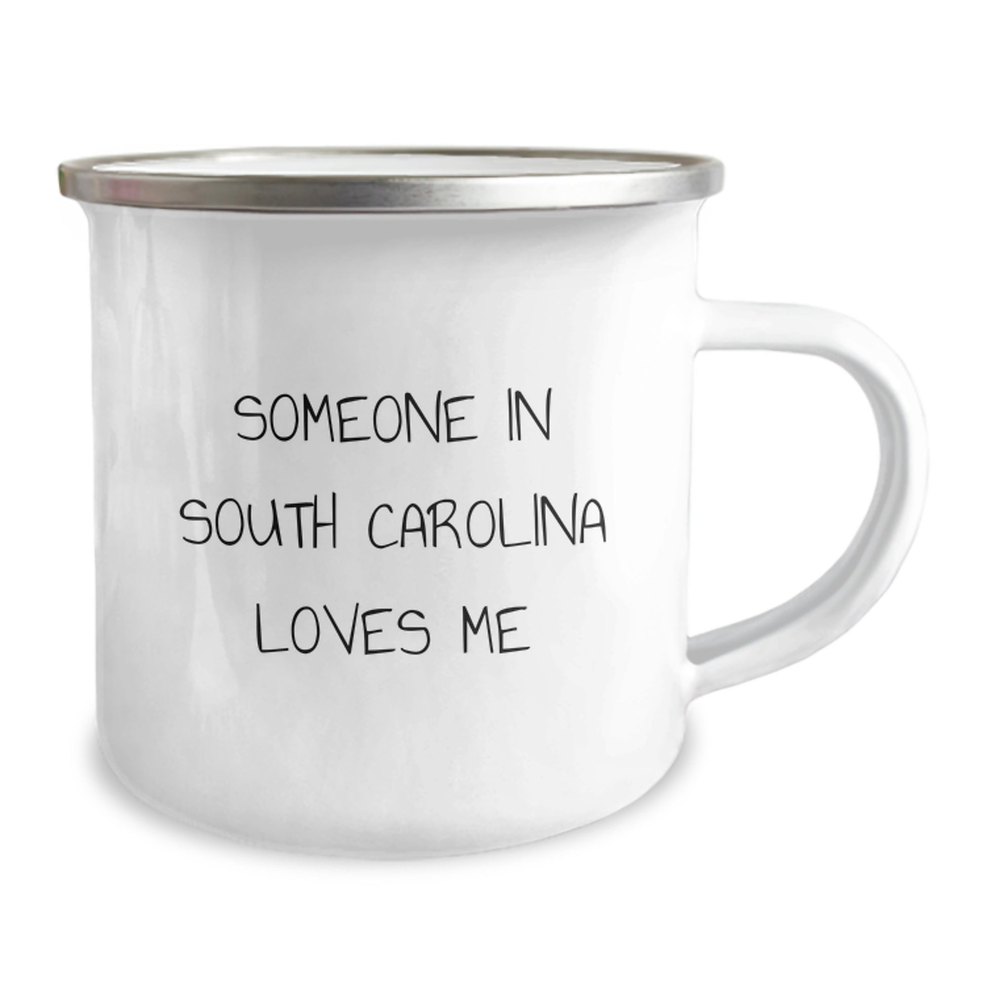 South Carolina Camping Mug, 'Someone In South Carolina Loves Me' Funny Quote, Gifts from Friends, Birthday Unique Gifts for Men or Women from South Carolina, Camping Enthusiasts - Image 2