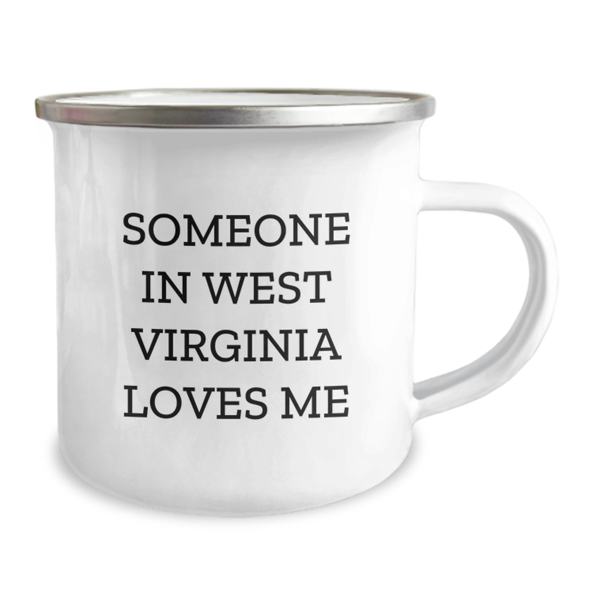 Mountain State Moments Someone In West Virginia Loves Me Funny Camping Mug Gifts for West Virginia Friends from Family - Image 2
