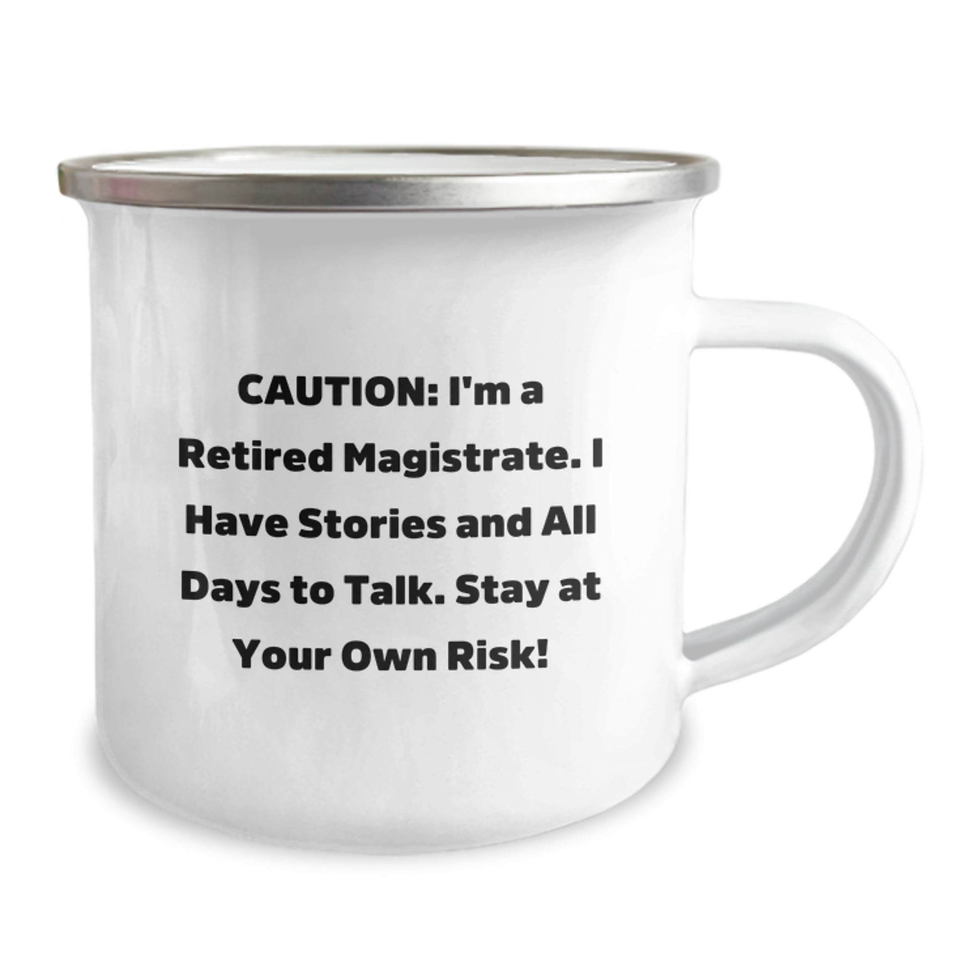 Magistrate Gifts, Funny Quote Camping Mug, Graduation Unique Gifts from Family, Friends, or Coworkers for Magistrate, 12 oz Stainless Steel - Image 2