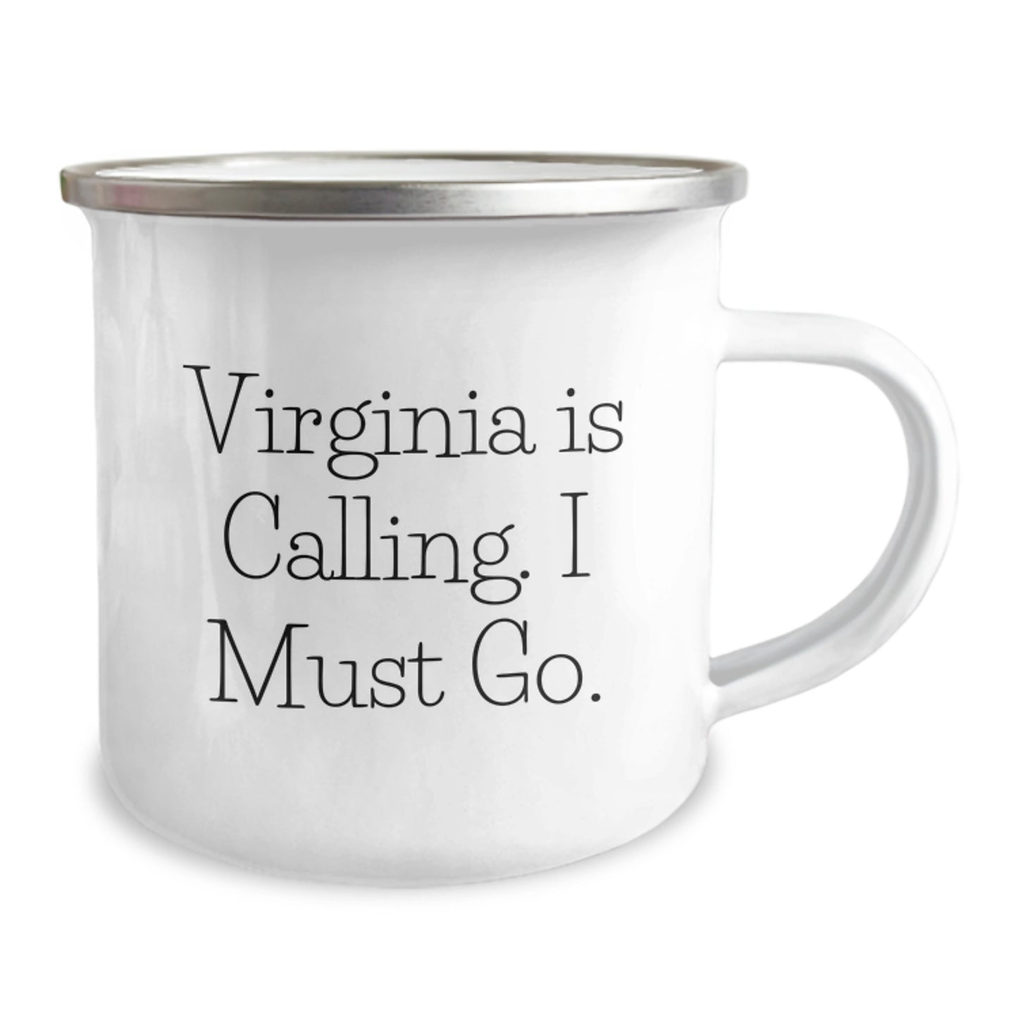 Virginia Calling, Gifts from Friends, Unique Camping Mug with Inspirational Quote for Men and Women, Graduation Gifts for Her Him - Image 2