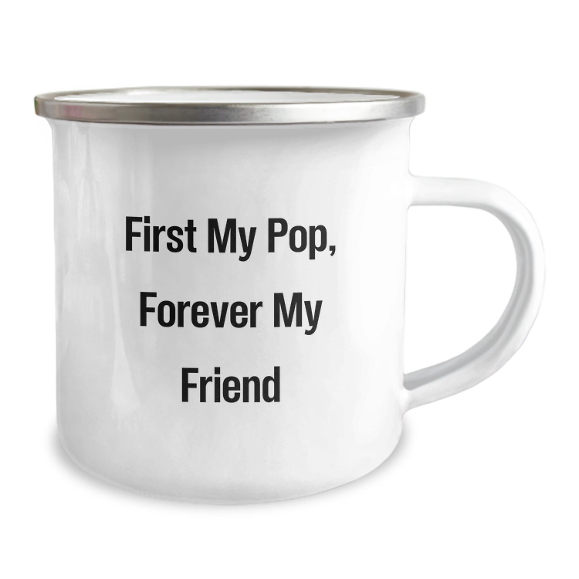 Funny Pop Quotes Camping Mug, Gifts from Men to Friends, Unique Graduation Gift for Pop, 12 oz Stainless Steel with Enamel Finish - Image 2