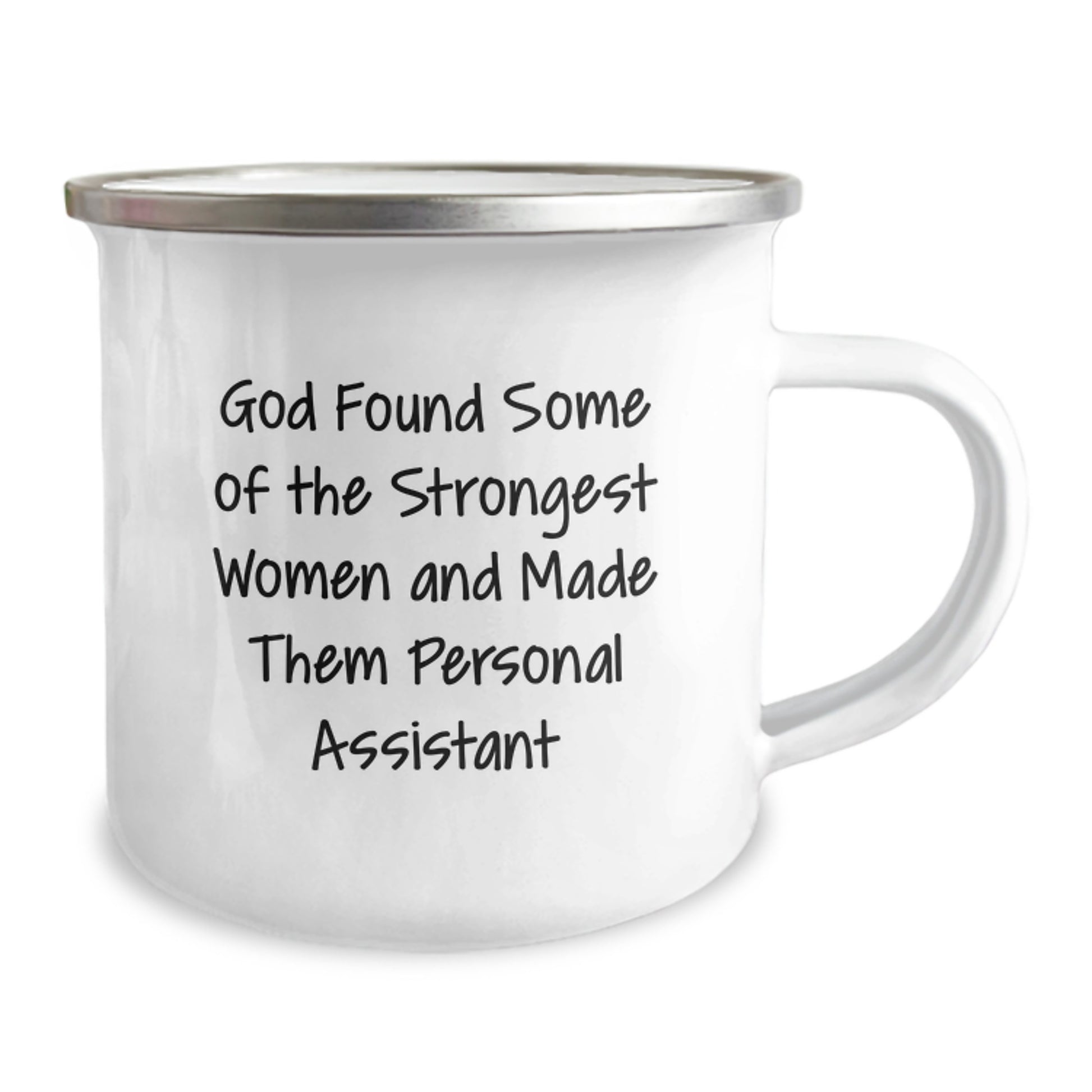 Gifts from Women to Personal Assistants, Funny Quote, Graduation Unique Gifts, 12 oz Camping Mug - Image 2