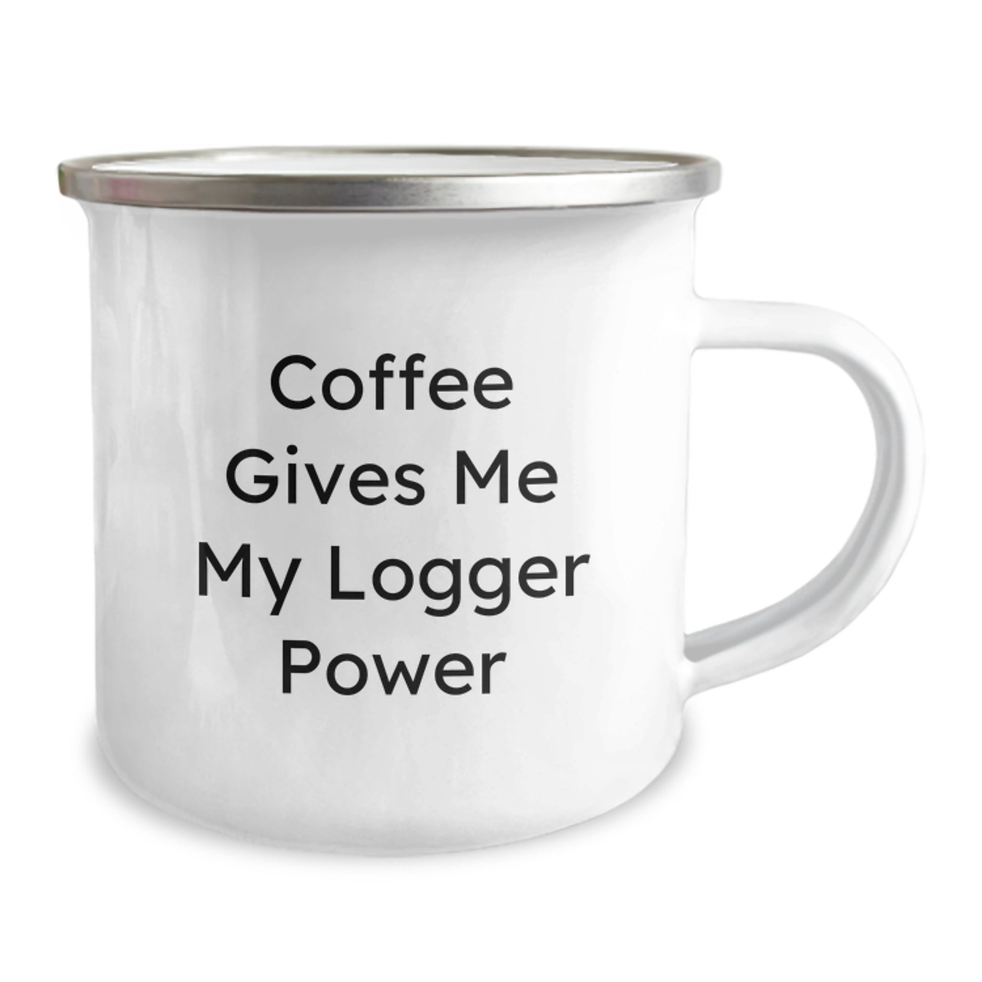 Logger's Coffee Fuel, Funny Camping Mug Gifts from Friends, Gifts for Logger on Birthday - Coffee Gives Me My Logger Power - Image 2
