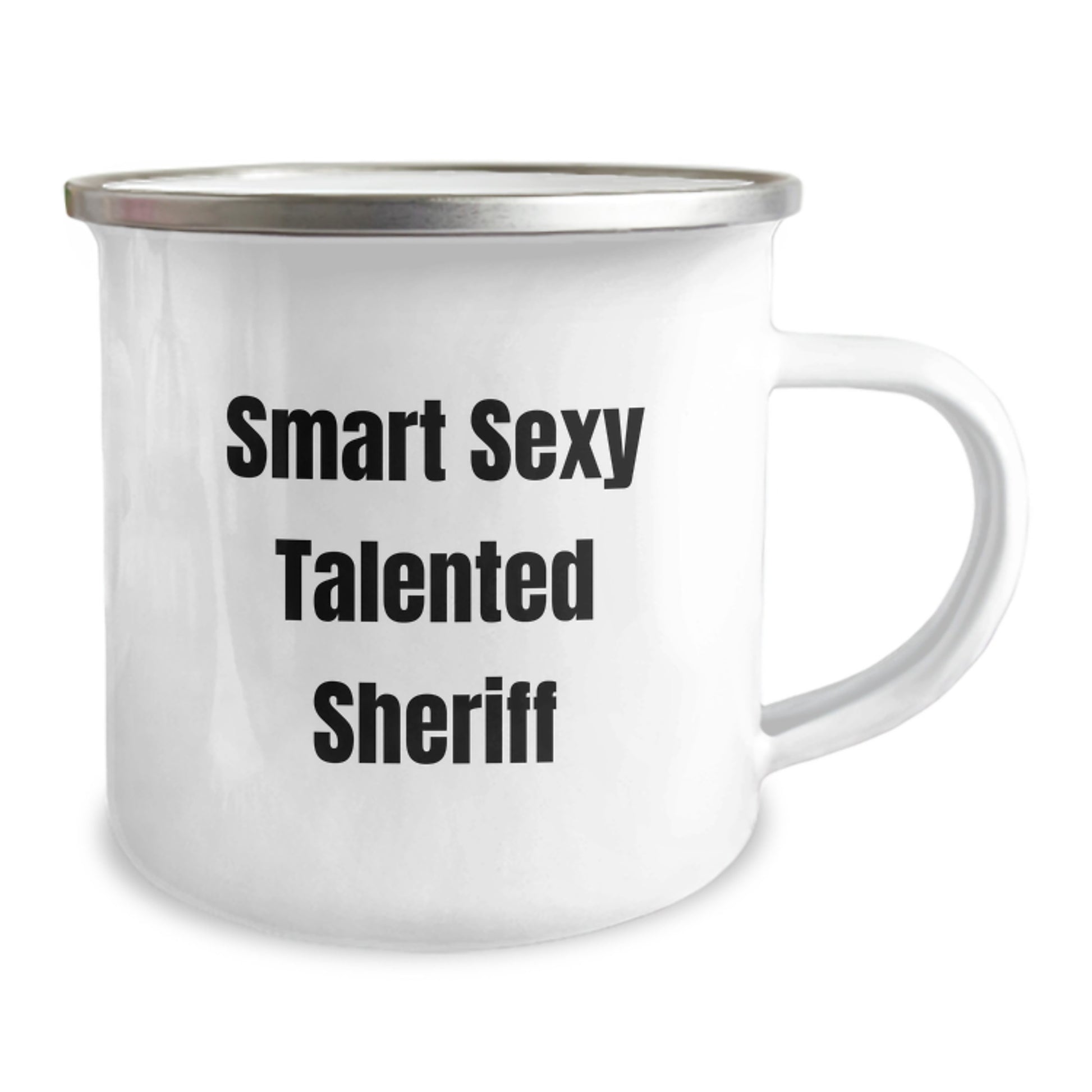Sheriff Superstar Funny Mugs Gifts from Men for Sheriff Graduation Unique Camping Mug - Image 2
