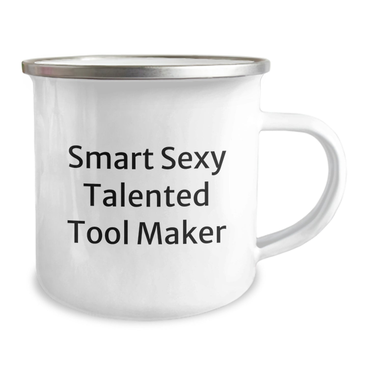 Funny Tool Maker Gifts for Men from Friends, Smart Sexy Talented Tool Maker Quote on Camping Mug, Graduation Unique Gifts - Image 2