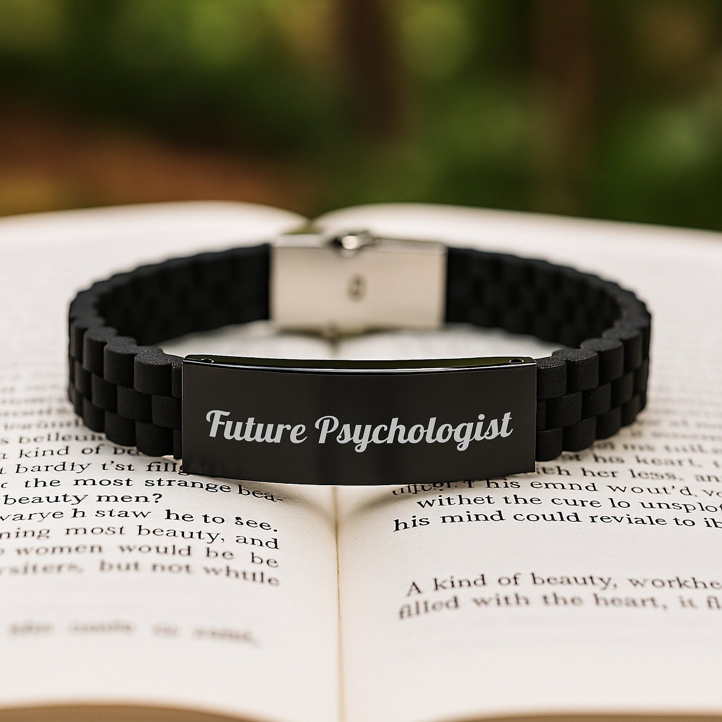Funny Future Psychologist Gifts for Men Women Friends Coworkers Family, Inspirational Glide lock Clasp Bracelet from Men Women Friends Coworkers Family, Graduation Unique Gifts for Psychologist - Image 2