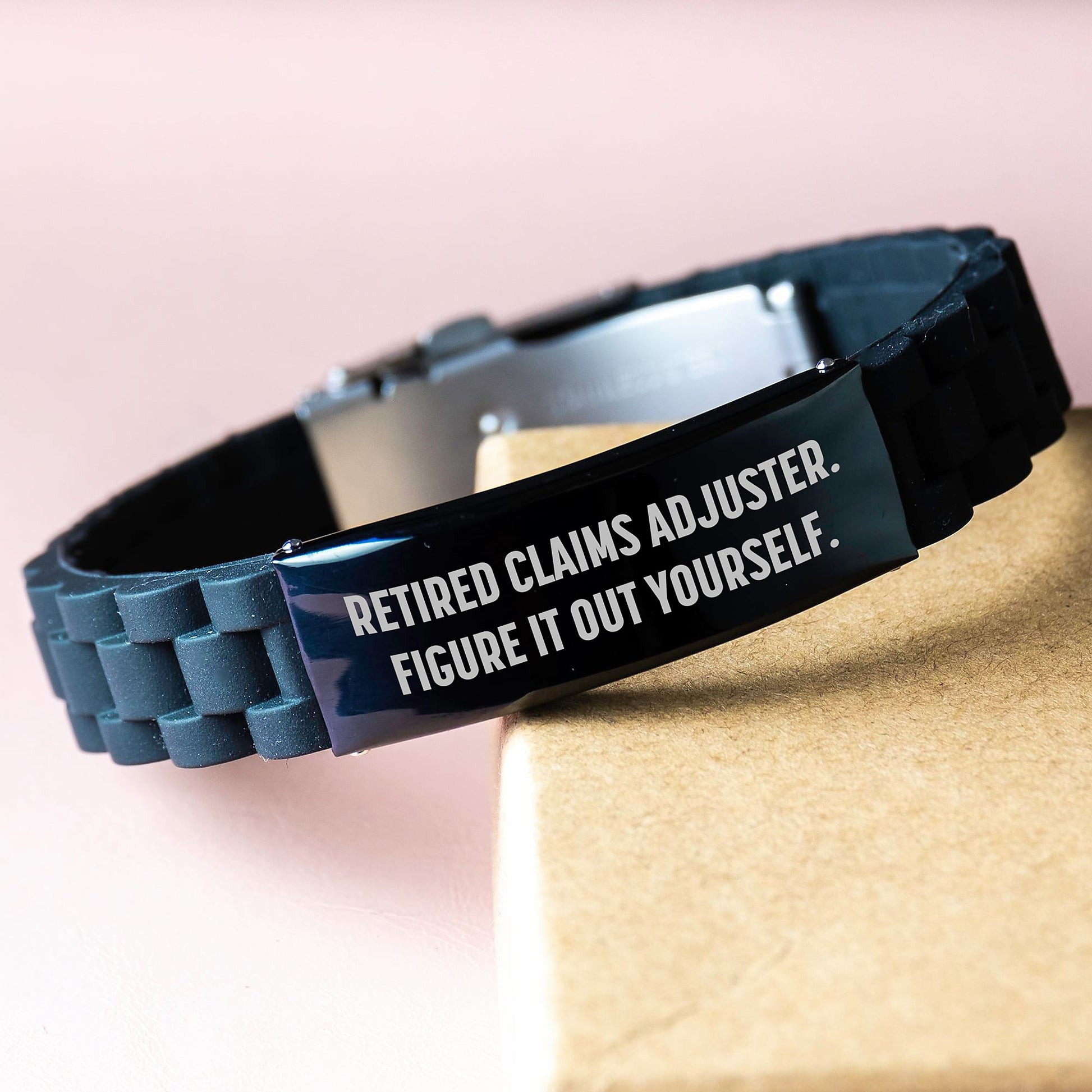 Claims Adjuster Gifts for Men, Women, or Friends - Funny Figure It Out Yourself Glide lock Clasp Birthday Present from Family or Coworkers - Image 3