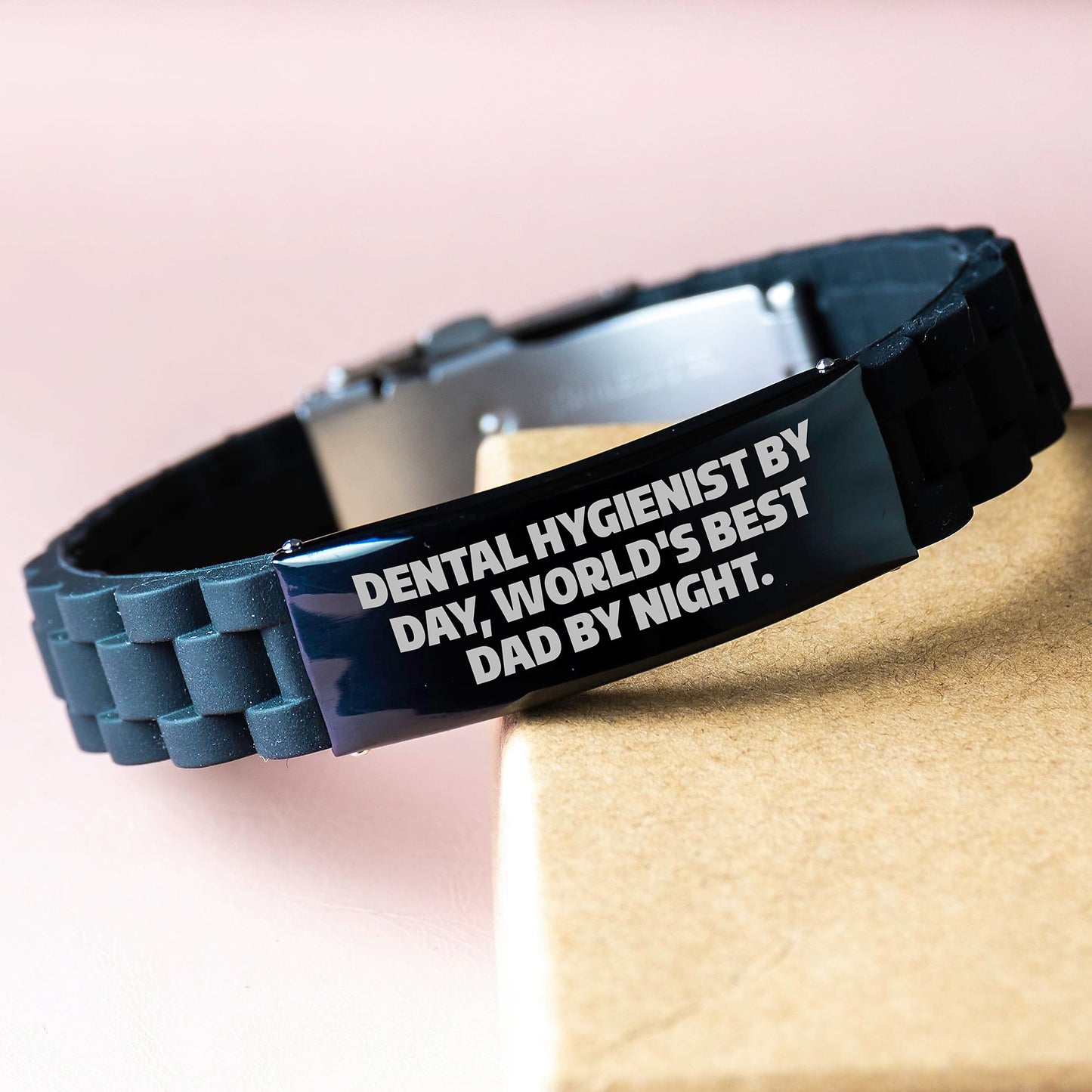 Dental Hygienist Gifts by Friends, Birthday Unique Presents for Dental Hygienist By Day, World's Best Dad By Night. - Image 3