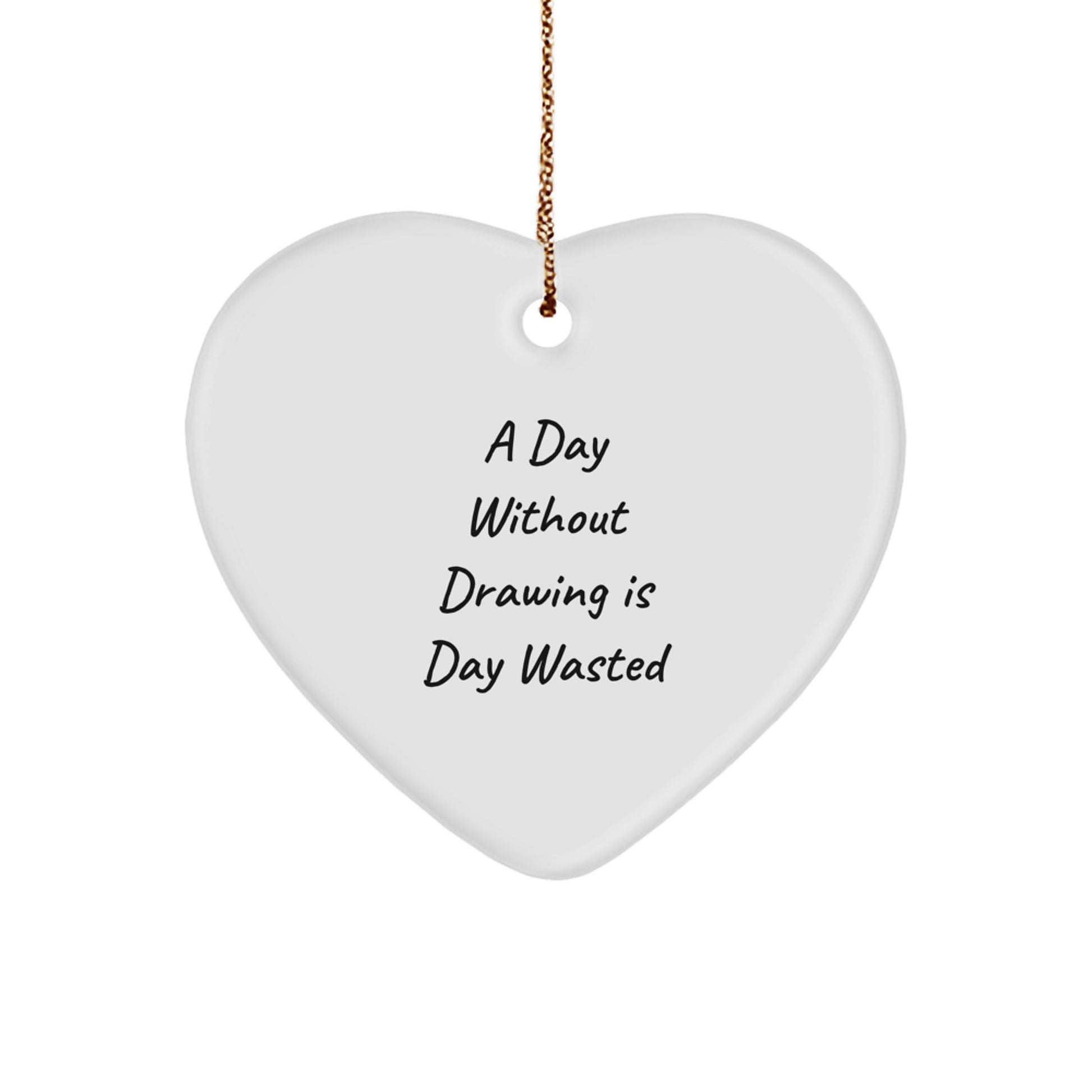 'Drawing Inspiration Gifts from Me to You' - A Heart Ornament for Christmas - Image 1