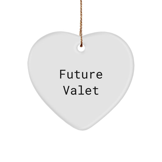 Funny Valet Heart Ornament Gifts from Future Valet for Men, Women, Coworkers, Family, and Friends during Christmas - Image 1