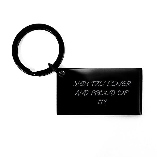 Funny Shih Tzu Dog Lover Keychain Gifts from Friends, Gifts for Shih Tzu Dog Enthusiasts Birthday Unique Presents - Image 1