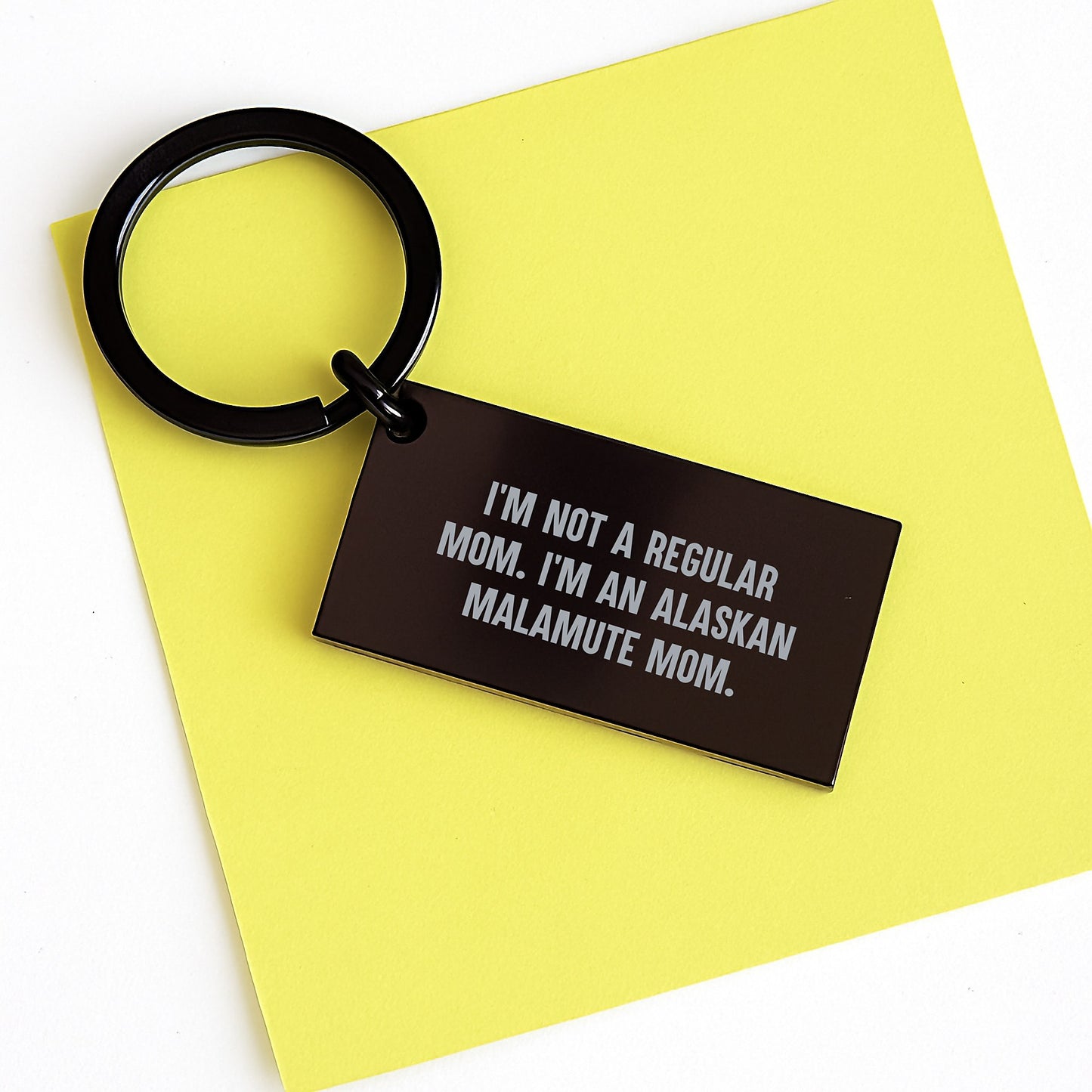 Alaskan Malamute Mom Gifts from Family to Alaskan Malamute Dog Owners, Funny Keychain for Graduation - Image 3