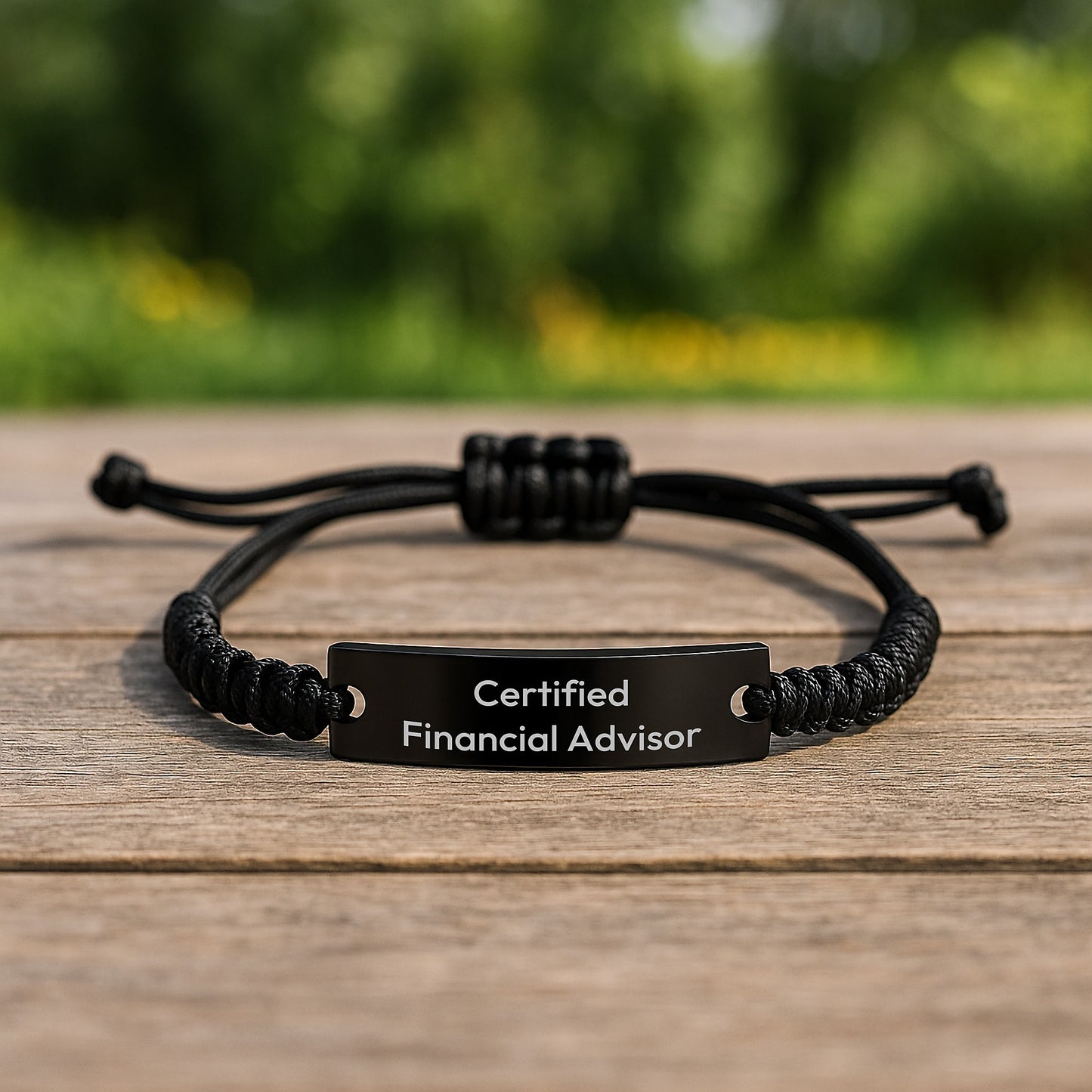 Funny Financial Advisor Gifts from Friends to Birthday Heroes Rope Bracelet with Certified Quote, Gift for Financial Advisor Men & Women - Image 2
