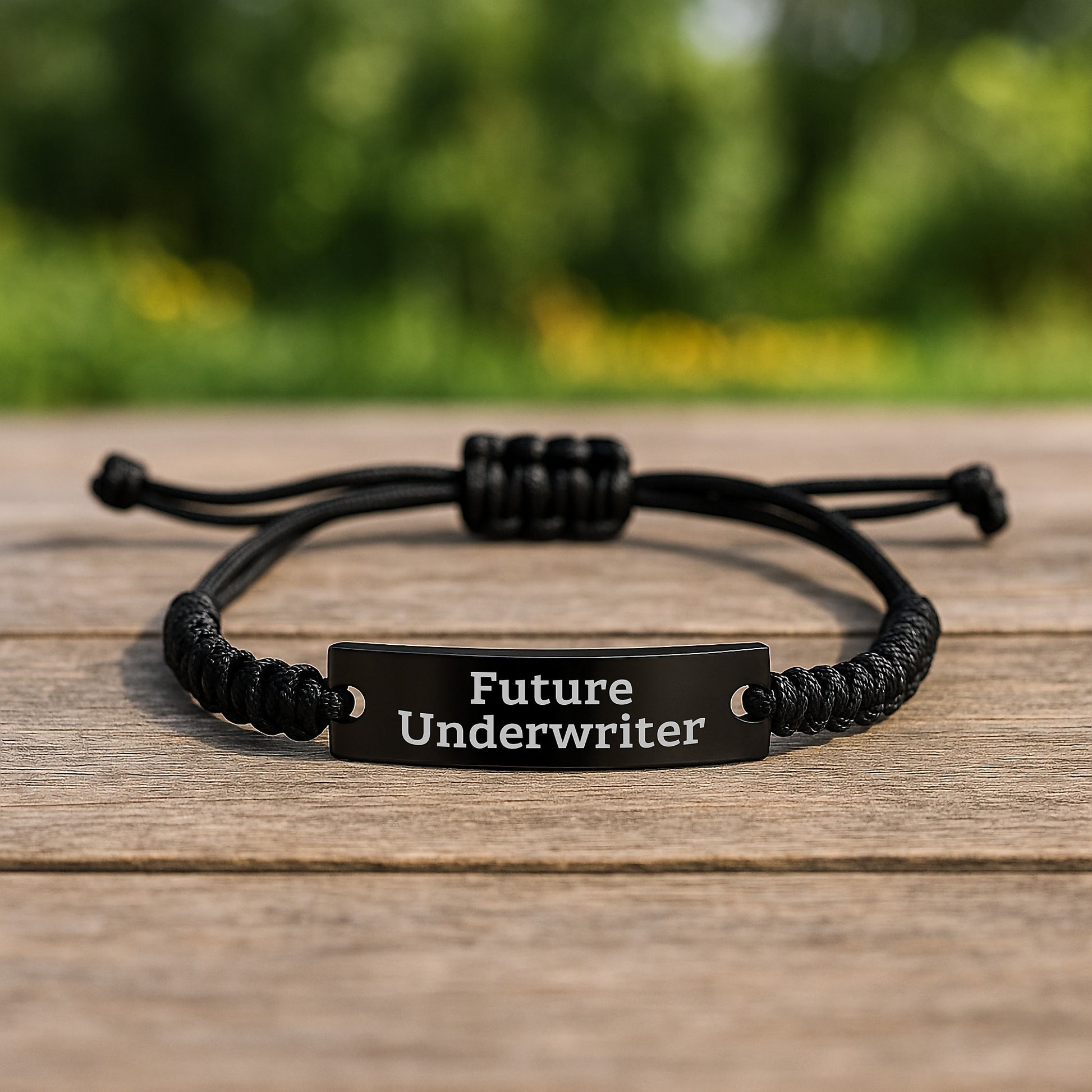 Funny Underwriter Rope Bracelet Gifts from Friends for Future Underwriter Graduation Unique Gifts - Image 2