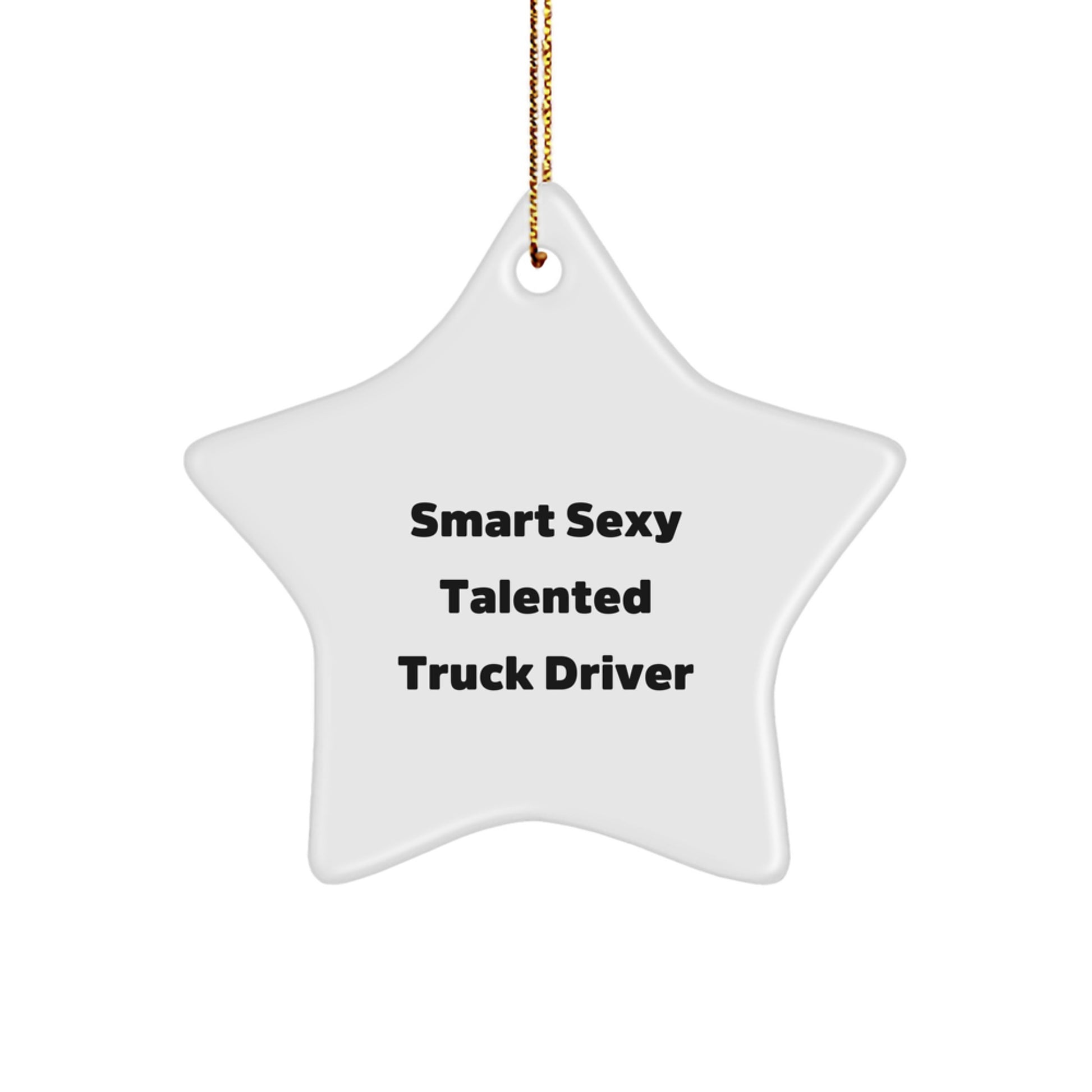 Smart Sexy Talented Truck Driver Gifts from Friends for Christmas Unique Gifts - Image 1